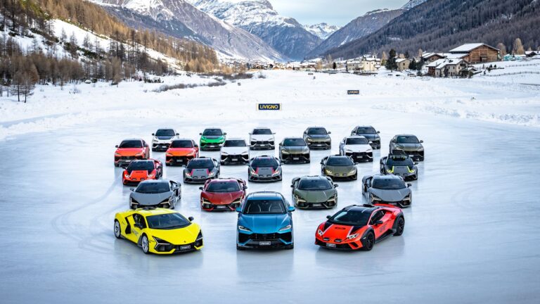 Lamborghini Accademia Neve 2025: Tio år av spänning och isande prestanda med debut för Urus SE Super SUV