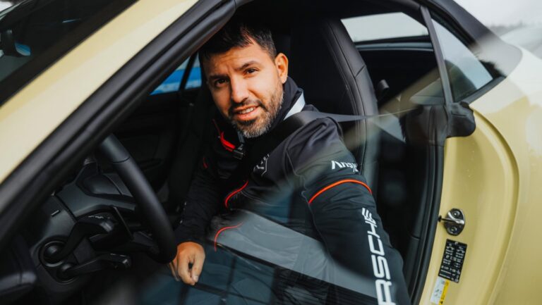 Från fotbollsstjärna till racingförare: Sergio Agüero gör debut i Formel E med Porsche